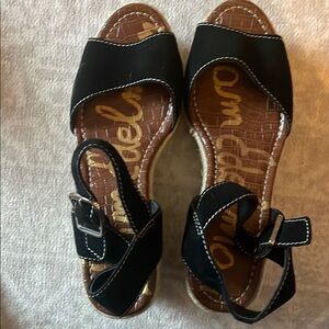 Black Sandals with Buckle by Sam Edelman